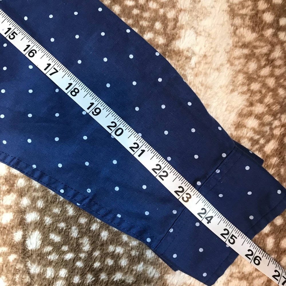 Navy Polka Dot Button Up - Picture 4 of 4
